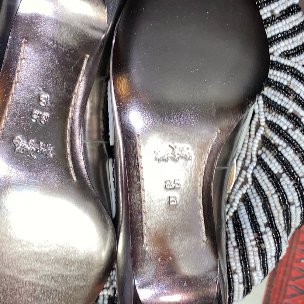 COACH ‘Betty Loafer’, Metallic/Silver, 8.5B - Picture 7 of 8